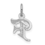 14KW Diamond-cut Letter F Initial Charm - Image 4