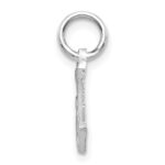 14KW Diamond-cut Letter J Initial Charm - Image 2