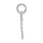 14k White Gold MOM Charm - Image 2