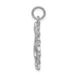 14k White Gold Unicorn Charm - Image 2