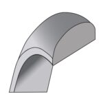 Sterling Silver 4mm Half Round Size 6.5 Band - Image 8