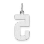 14kw Medium Polished Number 5 Charm - Image 3