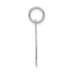 14kw Small Satin Number 22 Charm - Image 2