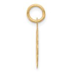 14K Wedding Bells 14mm Engravable Disc Charm - Image 2