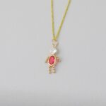 14k October Boy Synthetic Birthstone Charm - Image 4