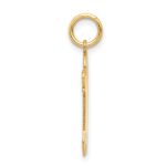 14k The Kids Small Boy with Hat Engravable Joy Charm - Image 2