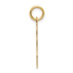 14k The Kids Small It's a Girl Engravable Hugs Charm - Image 2