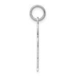 14k White Gold The Kids Small Boy with Haircut Engravable Hugs Charm - Image 2