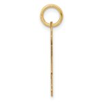 14k The Kids Small Stars and Stripes Girl Engravable Love Charm - Image 2