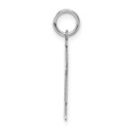 Sterling Silver Rhodium-plated Love Kid Charm - Image 2