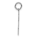 Sterling Silver Rhodium-plated Kid Charm - Image 2