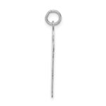 Sterling Silver Rhodium-plated Kid Charm - Image 2