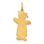 Sterling Silver Gold-plated Class of 2025 Boy Cuddle Charm - Image 3