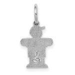 14k White Gold The Kids Mini Boy Hugs Charm - Image 4