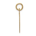 14k Plain .035 Gauge Engravable Heart 19x15mm Disc Charm - Image 2