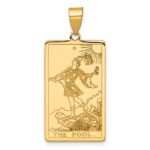 14ky The Fool Tarot Card Pendant