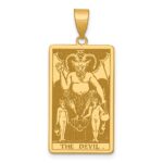 14ky The Devil Tarot Card Pendant