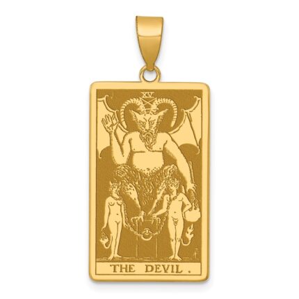 14ky The Devil Tarot Card Pendant