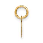 14KY Upper case Letter O Initial Charm - Image 2