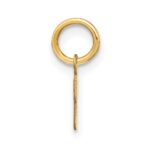 14KY Upper case Letter R Initial Charm - Image 2