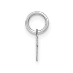 14KW Upper case Letter V Initial Charm - Image 2