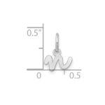14KW Lower case Letter N Initial Charm - Image 4
