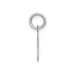 14KW Lower case Letter T Initial Charm - Image 2