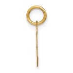 14KY Letter E Initial Pendant - Image 2