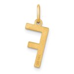 14ky Letter F Initial Pendant - Image 3