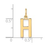 14ky Letter H Initial Pendant - Image 4