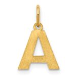 14ky Letter A Initial Pendant - Image 4