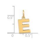 14ky Letter E Initial Pendant - Image 4