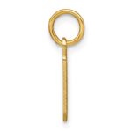 14KY Lower case Letter B Initial Pendant - Image 2