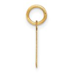 14ky Lowercase Letter L Initial Pendant - Image 2