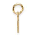 14ky Cutout Letter F Initial Pendant - Image 2