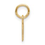 14ky Cutout Letter N Initial Pendant - Image 2