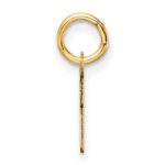 14K Uppercase Letter I Initial Charm - Image 2