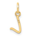 14K Uppercase Letter L Initial Charm - Image 3