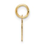 14K Uppercase Letter N Initial Charm - Image 2