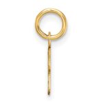 14K Uppercase Letter R Initial Charm - Image 2