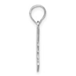 Sterling Silver/Rhodium-plated Minnesota State Pendant - Image 2