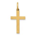 14K Laser Cut Ichthus Cross Charm - Image 4