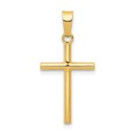 14k Polished Cross Pendant