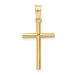 14k Polished Cross Pendant - Image 4