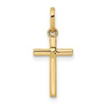 14k Polished Cross Pendant