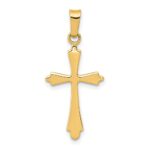 14k Polished Cross Pendant