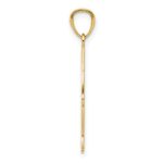 14K Polished JESUS Fish Pendant - Image 2