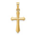 14k Polished Cross Pendant