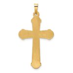 14k Hollow Polished Cross - Image 3