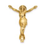 14k Polished Solid Risen Christ Chain Slide - Image 4